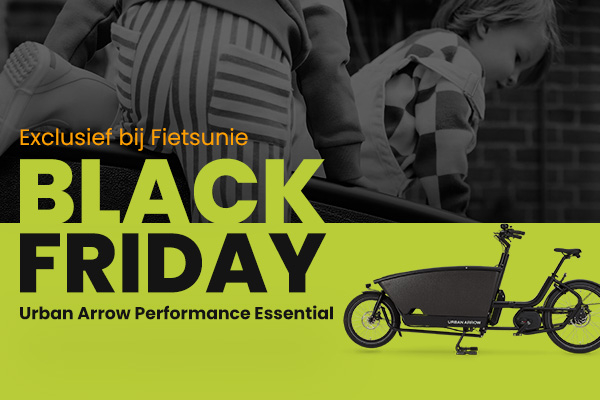 Urban Arrow Performance Essential: Black Friday Actie bij Fietsunie