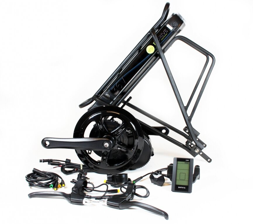 Bafang BBS01B ombouwset kopen | Bagagedrager accu