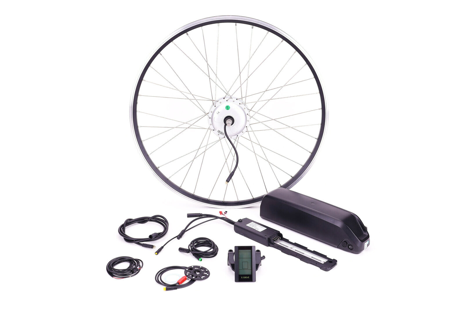 PEXMOR Umbausatz Für Elektrofahrräder, 48 V, 1500 W/1000 W, 26 Zoll Hinterrad Umrüstsatz Für E Bikes  Upgrade Des E Bike Nabenmotorsatzes  3 Modus Controller Mit Pas Lcd