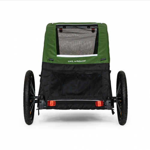 Burley Hondenfietskar Tail Wagon | Zwart/Groen