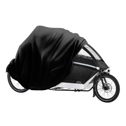DS Covers | Bakfietshoes Cargo 2-wieler met huif | Zwart