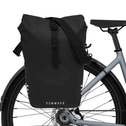 Tenways | Luxe Fietstas | 17 Liter | Zwart