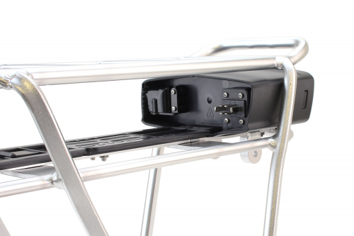 E-Drive Bagagedrager | voor GM accu | Zilver