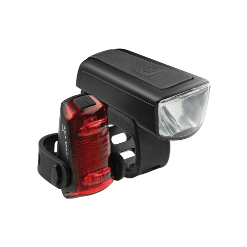 AXA Verlichtingsset Basic LED | USB | Zwart