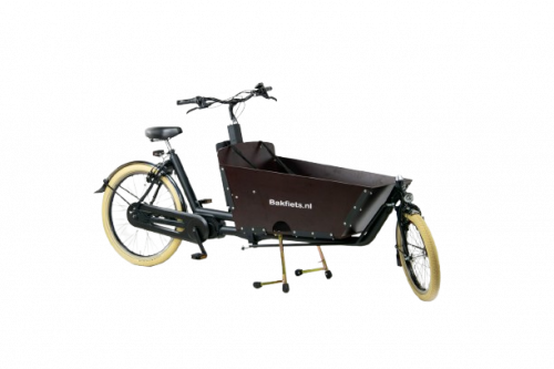 Bakfiets.nl | E-Eco Bafang Long | Zwart