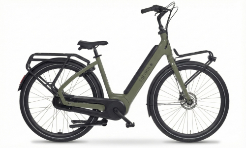 Cortina E-Common Integrated Family | Dames | Moss Green Gloss