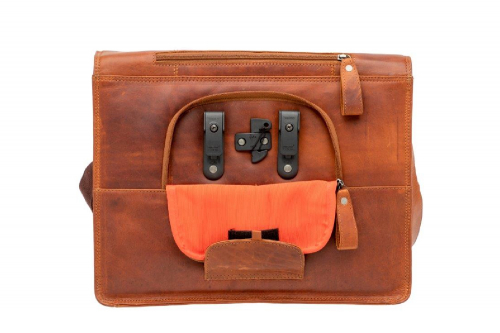 New Looxs Fellini Laptoptas | 15 Inch | 19 Liter | Cognac Leer