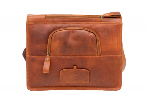 New Looxs Fellini Laptoptas | 15 Inch | 19 Liter | Cognac Leer