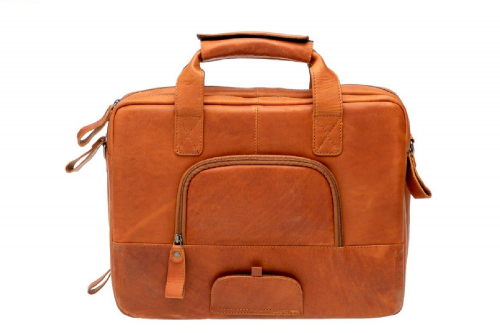 New Looxs Cali Laptoptas | 15 Inch | 17 Liter | Bruin Leer
