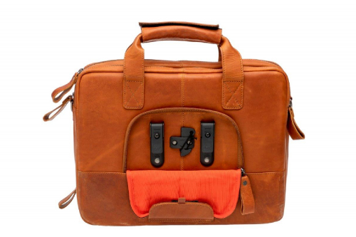 New Looxs Cali Laptoptas | 15 Inch | 17 Liter | Bruin Leer
