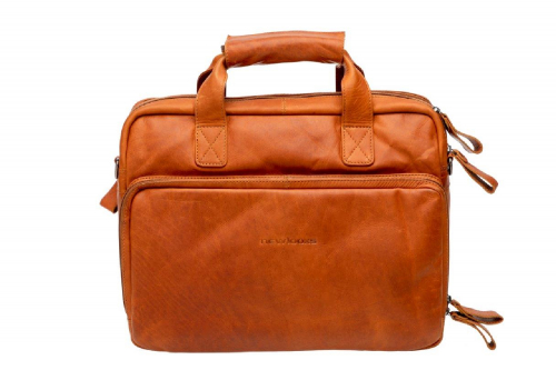 New Looxs Cali Laptoptas | 15 Inch | 17 Liter | Bruin Leer