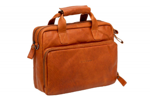 New Looxs Cali Laptoptas | 15 Inch | 17 Liter | Bruin Leer