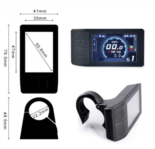 E-Drive 500C Kleurendisplay