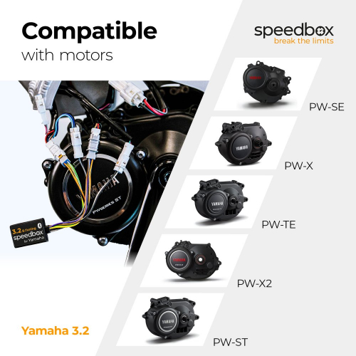 Speedbox 3.2 voor Yamaha PW-X / SE / TE / X2 & ST