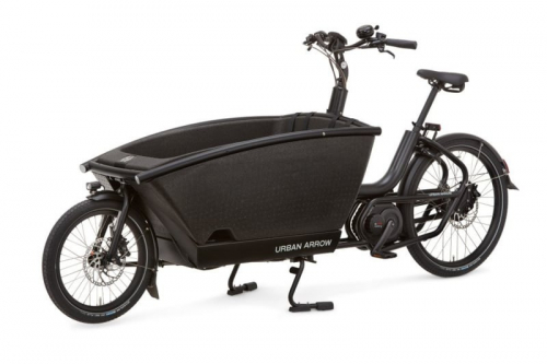 Urban Arrow Sticker – Lichtgrijs – 323 x 33 mm – Voor Zwarte Bakfiets