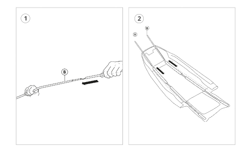 Urban Arrow | Tentstok voor regenhuif Essential