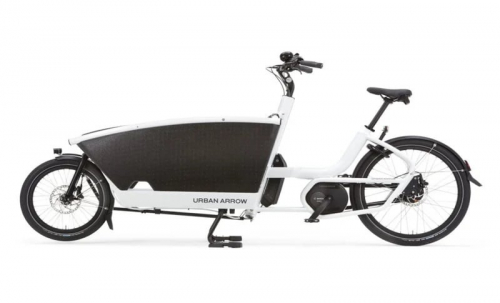 Urban Arrow Sticker FF Logo B – Donkergrijs – 323 x 33 mm – Voor Witte Bakfiets