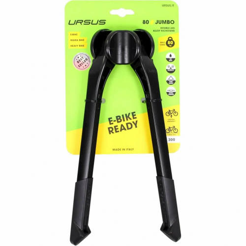 thumbnail image 2 of Ursus Jumbo Double Leg Kickstand Black Leather URSUS Big Foot Dual... 2 of 13