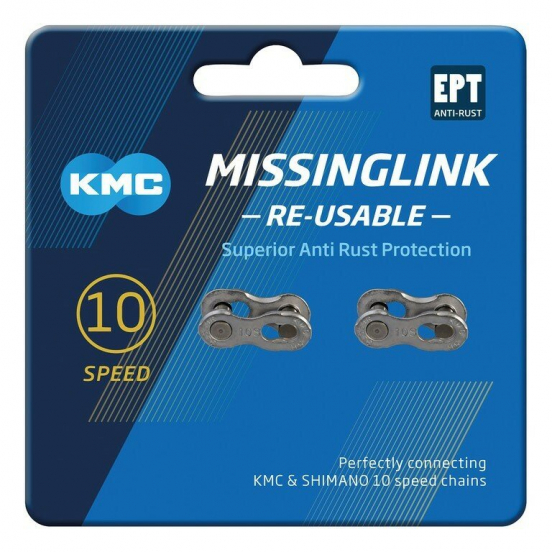 KMC Kettingschakel MissingLink | X10 | Zilver